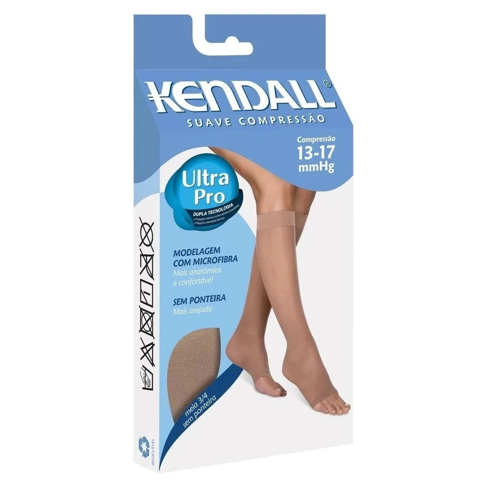 Meia Kendall 3/4 de Suave Compressão – Sem Ponteira (13-17 mmHg)